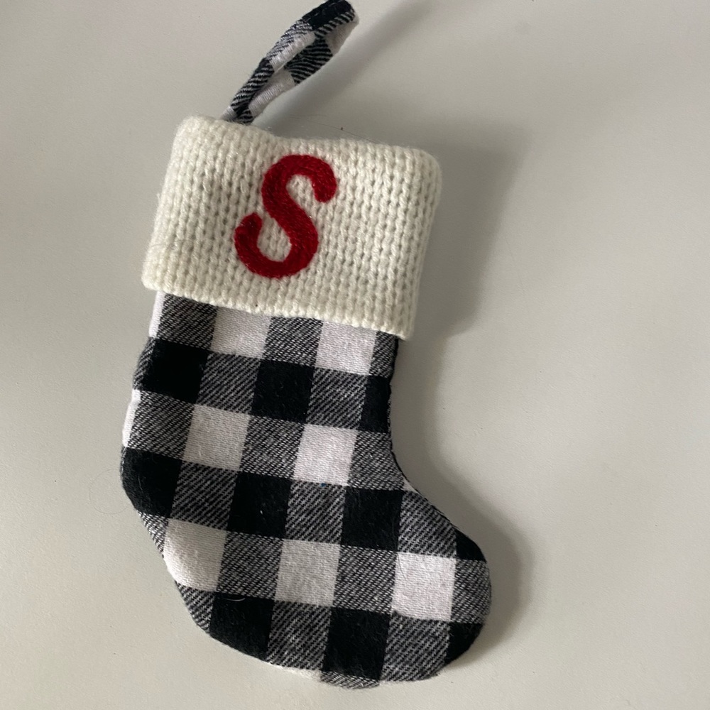Letter S Stocking